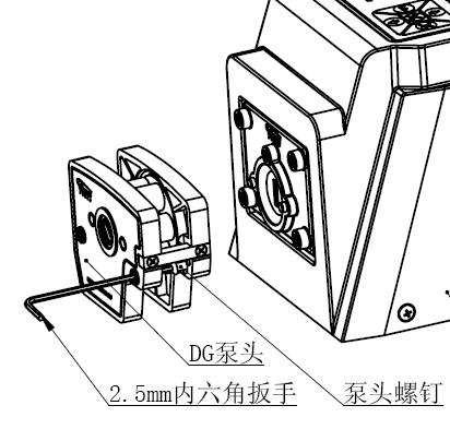 DG泵頭安裝方法示意圖